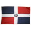 Ss Collectibles 3 ft. x 5 ft. Nyl-Glo Dominican Republic Government Seal Flag SS3321010